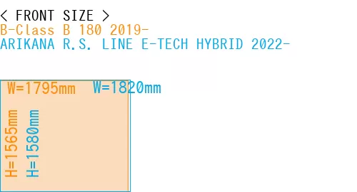 #B-Class B 180 2019- + ARIKANA R.S. LINE E-TECH HYBRID 2022-